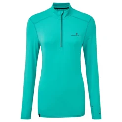Ronhill Women's Tech Thermal Half Zip Top Jade / Grape