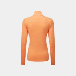 Ronhill Women's Life Practice Half Zip Mango / Grape -Sports Clothing Store rh 006486 wmn s life practice 1 2 zip tee rh 00933 mango marlgrape back 720x950