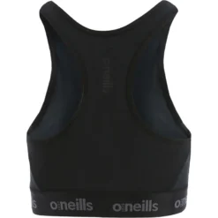 Women's Riley Sports Bra Black -Sports Clothing Store riley168 p elast sports bra blk blk 2