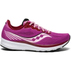 Saucony Women's Ride 14 Running Shoes Razzle / Fairytale