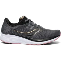 Saucony Women's Guide 14 Running Shoes Charcoal / Rose