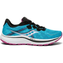 Saucony Women's Omni 20 Women's Running Shoes Blue Blaze / Razzle