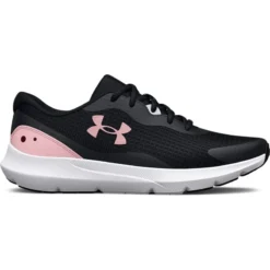 Under Armour Women's Surge 3 Running Shoes Black / Prime Pink