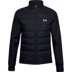 Under Armour Women's UA Run Insulate Hybrid Jacket Black / Reflective -Sports Clothing Store s7.ps1355812 001 hf