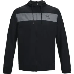 Under Armour Men's UA Sportstyle Windbreaker Jacket Black / Black -Sports Clothing Store s7.ps1361621 001 hf