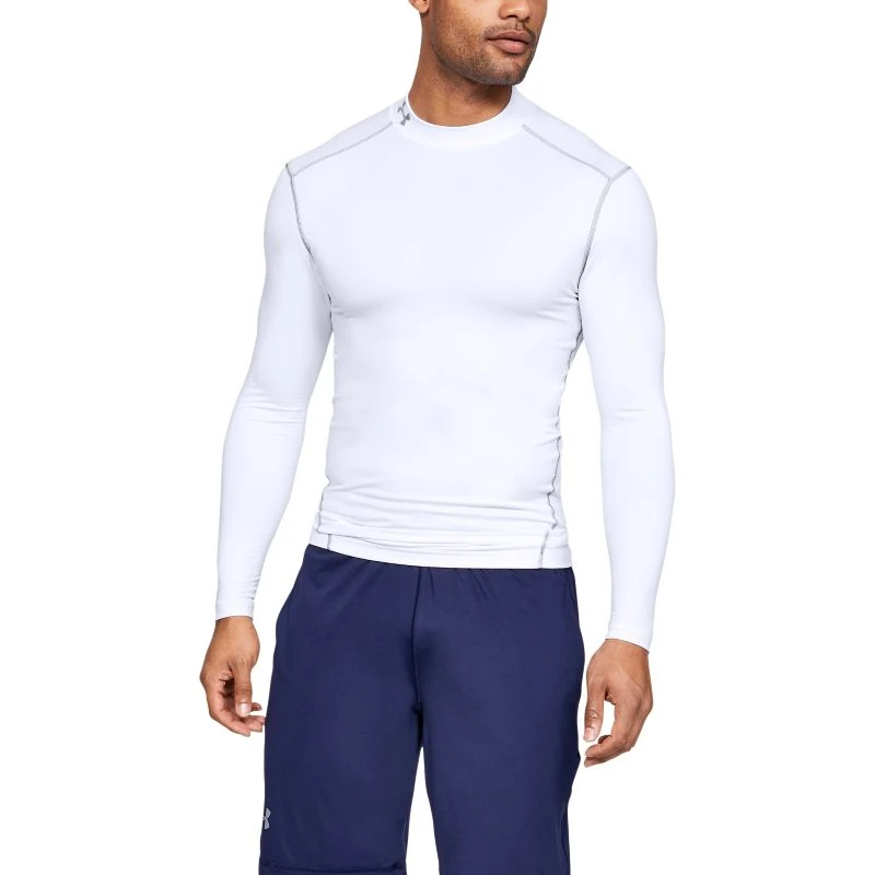 Under Armour Men's UA ColdGear® Armour Compression Mock Baselayer White / Steel Under Armour Men's UA ColdGear® Armour Compression Mock Baselayer White / Steel -Sports Clothing Store s7.v5 1265648 100 fc main