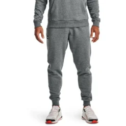 Under Armour Men's Rival Fleece Joggers Pitch Gray Light Heather / Onyx White