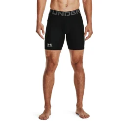 Under Armour Men's HeatGear® Armour Compression Shorts Black / White