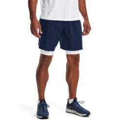 Under Armour Men's Woven Graphic Shorts Academy / White