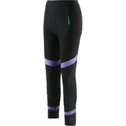 Women's Savannah 7/8 Leggings Black / Purple 2 Women's Savannah 7/8 Leggings Black / Purple -Sports Clothing Store sava 176 0 gen bkppgn wmns p1 1