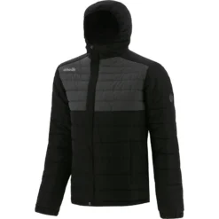 Men's Wallace Hooded Padded Jacket Black -Sports Clothing Store walc 072 0 gen bkbkxx adlt p1